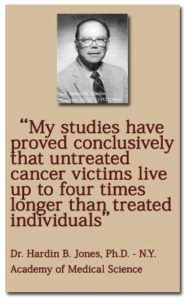 Доктор Hardin B. Jones | Рак - не всегда Рак